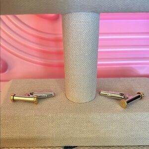 Gold and Silver Cufflinks
